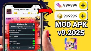 Blockman Go Mod APK v92025  Unlimited Gcubes Fly Mode amp Everything Unlocked AndroidiOS [upl. by Anehta515]