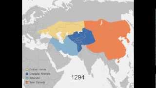 Growth of the Mongol Empire 12061294 ✔ [upl. by Mosa]