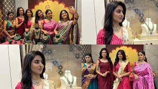 Actress Sravanthi Chokkarapu  Varshini Sounderajan At Visista Gold amp Diamond Varshini Sravanthi❤️ [upl. by Assilaj]