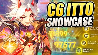 I unlocked MAX POWER ITTO and CRUSHED abyss with MONO GEO C6 Showcase [upl. by Saval]