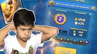 JUEGO EL DESAFIO DEL BARRIL DE BARBARO  Clash Royale [upl. by Enovad]