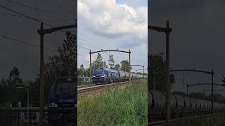 The Powerfull new Euro 9000 with Horns train zug tren railway treno treinen [upl. by Ayortal]