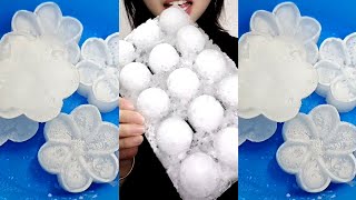 ASMR CARBONATED ICE EATING  ICE EATING [upl. by Parthenia75]