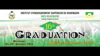 16th GRADUATION CEREMONY OF INESRUHENGERI 24102024 [upl. by Nomyad871]