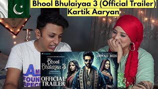 Bhool Bhulaiyaa 3 Official Trailer Kartik Aaryan  pakistanis Reaction [upl. by Goodrow]