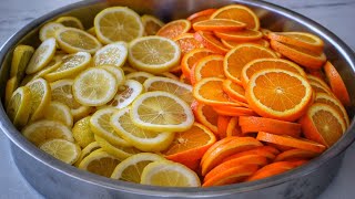 Ramazan Geldi Çattı😊 Şimdi Tam Zamanı Limon ve Portakalları Buzluğa Atalım  Şahane Bir Limonata👍 [upl. by Nairehs]