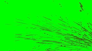 Gmod Emitter BLOOD SPLATTER VFX near side view greenscreen footage 8 [upl. by Adnovay]