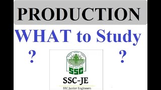 Production Engg What to study SSC JE analysis [upl. by Noxas]