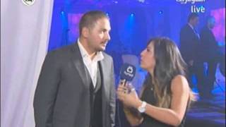 Ramy Ayach  New Year Eve 2012 at Forum De Beirut  Interview [upl. by Eceeryt]