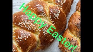 Greek Vegan TSOUREKI  Happy Easter [upl. by Suolhcin]