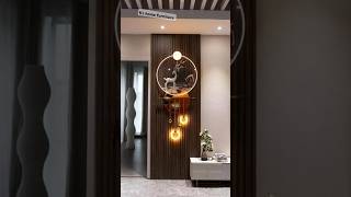 Unique wall light design home trending shortvideo interior homedecor shorts [upl. by Sorkin543]