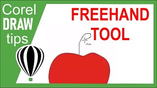 Freehand tool in Coreldraw [upl. by Eiramrefinnej]