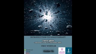 Introduction to LOGOTHERAPY Webinar  العلاج بالمعنى [upl. by Aleuqahs]