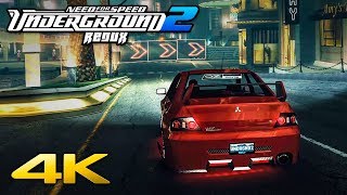 NFS Underground 2 REDUX  The Ultimate Graphics Mod in 4K Ultrawide [upl. by Nevile]