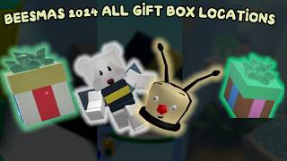 ALL BEESMAS 2024 GIFTBOX LOCATIONS  Bee Swarm Simulator [upl. by Philbo]