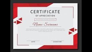 CERTIFICATE DESIGN USING PUBLISHER [upl. by Annelg191]