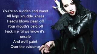 Marilyn Manson  Evidence Lyrics [upl. by Enilorac496]