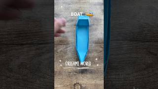 PAPER BOAT EASY ORIGAMI WORLD TUTORIAL  DIY ORIGAMI BOAT PAPER CRAFT  PAPER YACHT FOLDING [upl. by Kinney]