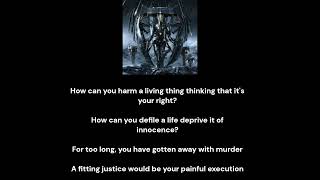 Trivium  Villainy Thrives Drop C  Lyrics [upl. by June]