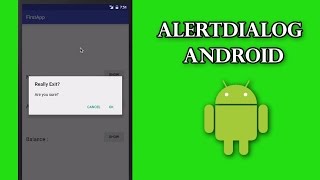 AlertDialog in Android Tutorial [upl. by Adraynek]