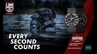 SEA  Navy SEAL Original 3001 雷明時35週年紀念錶  Luminox Heritage Collection [upl. by Nanek270]