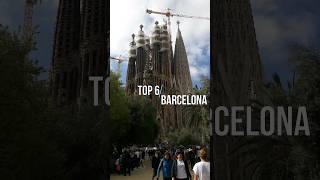 TOP 6 Barcelona Spain sights [upl. by Eastlake]