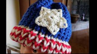 Easy Loom Knit Striped Brim Preemie Hat [upl. by Biddie]