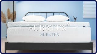 3 Inch Gel Infused Memory Foam Mattress Topper by Subrtex [upl. by Abbate478]