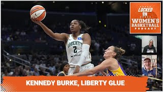 Kennedy Burke is indispensable to New York Libertys WNBA title push  Womens Basketball Podcast [upl. by Yesnnyl]