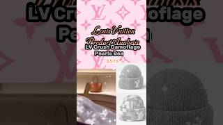 LV Damoflage Beanie 🧡✨🩶🎀 fashiondesign analysis louisvuitton product couture luxury [upl. by Nho]