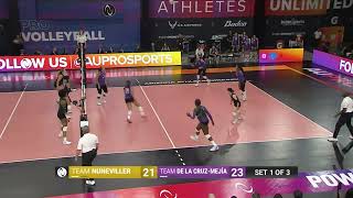 AU Pro Volleyball Game 2 Nice Defense from Manami Kojima amp Sydney Hilley Kayla Caffey Kill [upl. by Kesley]