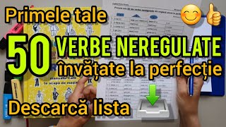 Lecţia  288 – Primele tale 50 de VERBE NEREGULATE din engleză 🇬🇧 ştiute la perfecţie 😊👍 [upl. by Honan859]