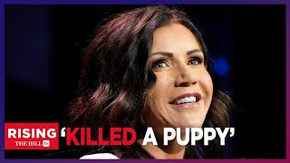 Puppy KILLER Gov Kristi Noem ADMITS To Shooting Her Dog Cricket [upl. by Anaujit867]