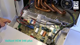 VAILLANT ecoTEC Plus VCW 346  DEEL 3 Elektronica [upl. by Ettezoj]