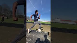 More box drills highschooltrack athletics longjump longjumping longjumptechnique athlete fast [upl. by Mcdade68]