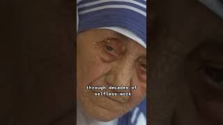 Mother Teresa A Life of Compassion in 1 Minute history motivation biography [upl. by Ibbob]