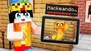 ¡Uso cámaras de seguridad para hacer TRAMPAS en el Escondite de Minecraft 😂 [upl. by Signe]