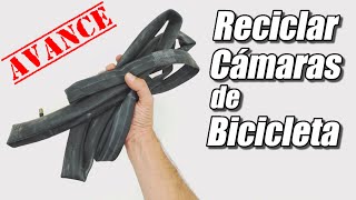 Reciclar Cámaras de Bicicleta Avance Golos palos chinos o flower sticks  Te Digo Cómo [upl. by Dnomaj]