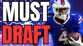 7 MUST DRAFT Running Backs  Build Your Teams Around THESE Players  2024 Fantasy Football [upl. by Eilata]