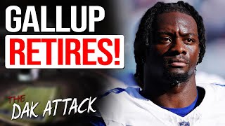 Michael Gallup UNEXPECTED RETIREMENT Says A LOT About Dallas Cowboys Front Office [upl. by Naillij]