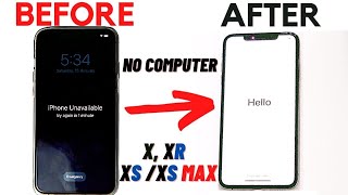 How to Factory Reset iPhone XXRXSXS Max Without Computer or iTunes [upl. by Yorgen]