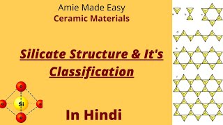 Silicate Structure amp Its ClassificationAmieMaterial ScienceCeramic MaterialsGroup A [upl. by Karlise919]