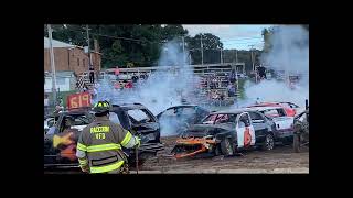 2023 hookstown demolition derby windshield class [upl. by Atnoved700]