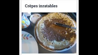 Recette de crêpes inratable [upl. by Eli]