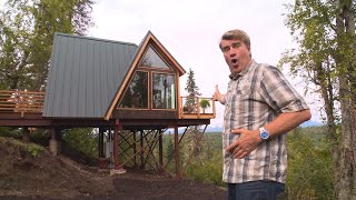 This Wilderness Lodge Treehouse Uses A Japanese Technique Of Wood Finishing [upl. by Yuzik]