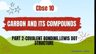 Covalent bonding  Lewis dot structure [upl. by Normak]