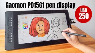 Gaomon PD1561 pen display review [upl. by Amek]