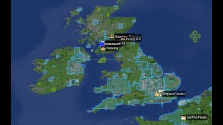 EarthMC Britain and Scotland War 1182019 [upl. by Wachtel332]