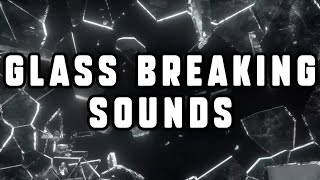 glass breaking sound effects  glass shattering sound effect  glass broken sound effects [upl. by Ydnem575]