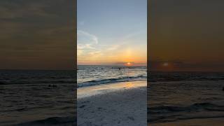 Beach sunset beach sunset aesthetic sea seashell shortsviral shortsvideo [upl. by Ahsile829]